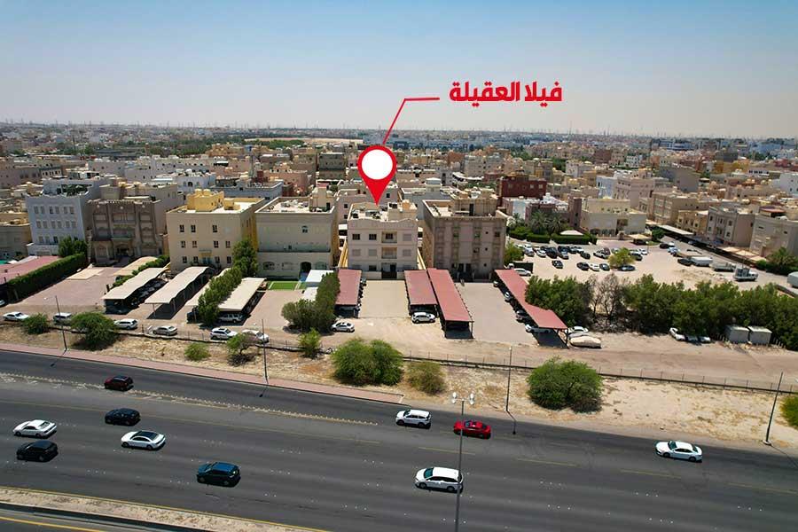 ثلاث غرف وثلاث حمامات +غرفة خادمة وصالة ومطبخ - العقيلة